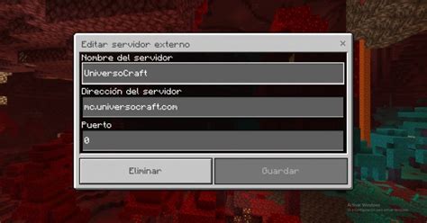 ip universocraft bedrock